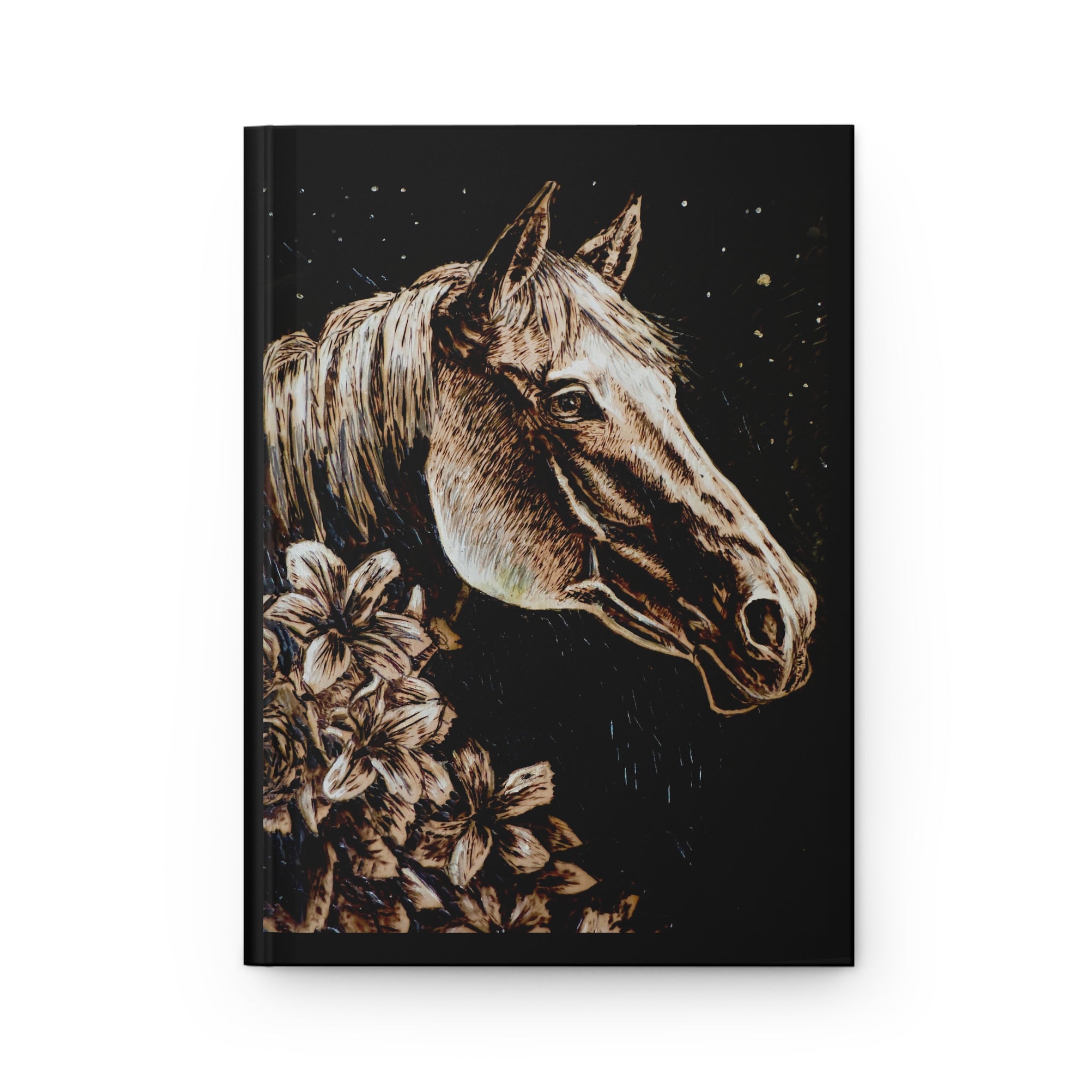 Midnight Meadow Journal - Blue Horse Fine Art Collectible